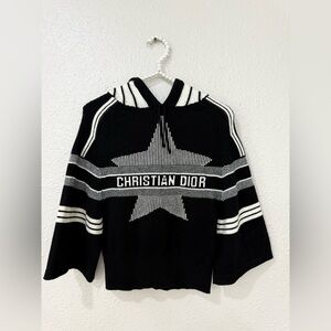 Dior Black and White Star Sweater